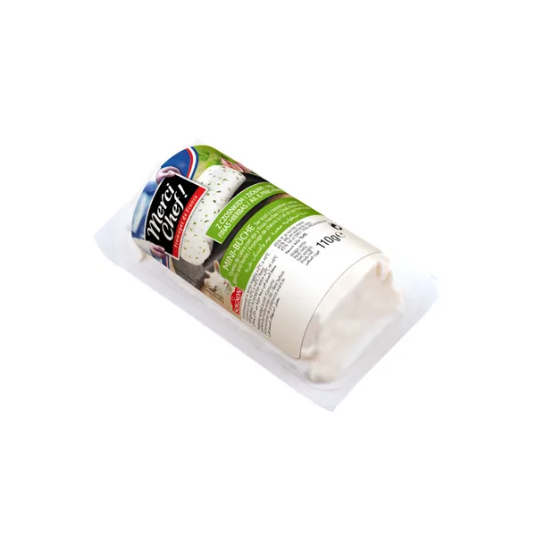 Kazas piena siers SOIGNON, ar ķiplokiem un zaļumiem, 45%, 110 g