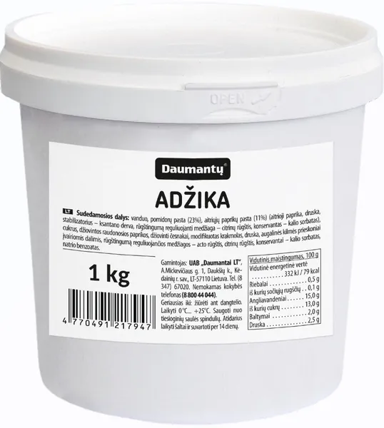 Padažas Adžika DAUMANTŲ, 1 kg.