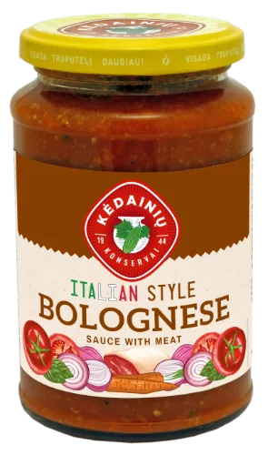 Padažas KĖDAINIŲ Bolognese, su mėsa, 400 g NEW