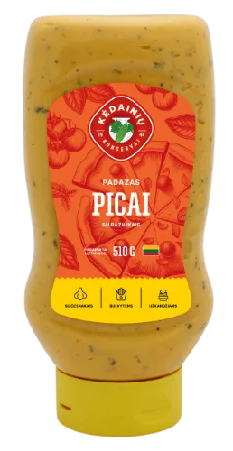 Padažas KĖDAINIŲ picai (27% rieb.), 510g