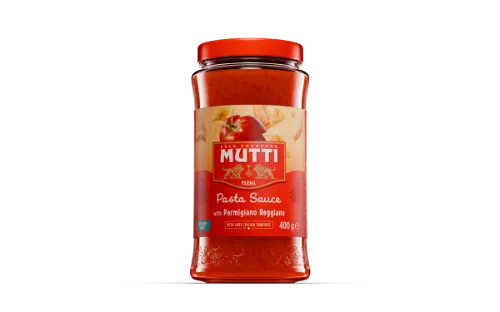 Padažas makaronams MUTTI, su Parmigiano Reggiano kietuoju sūriu, 400 g