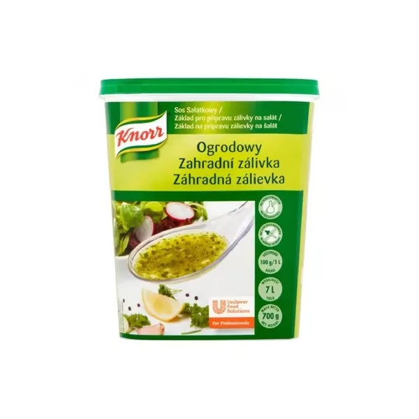 Dārza salātu mērce KNORR Professional, sausā veidā, 700g