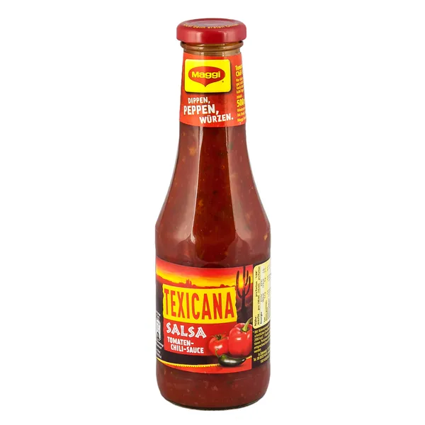 Padažas TEXICANA, aštrus pomidorų ir aitriųjų paprikų, 500 ml