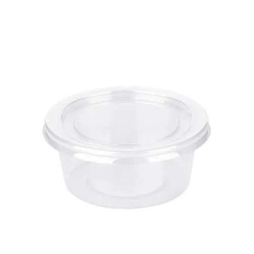 Padažo indelis, skaidrus, PP/PET, 200 ml, D 97/67x45 mm, 65 vnt