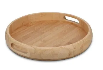 Padėklas Essenza, medis, D 32 cm, H 5 cm, vnt