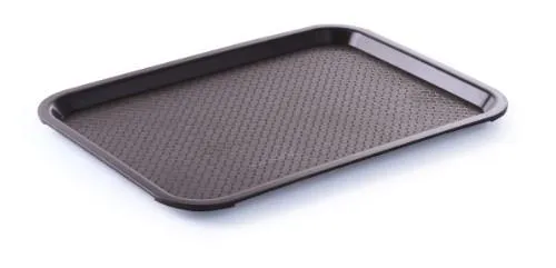 Padėklas FAST FOOD, rudas, plastikas, 30,5 x 41,5 cm,  vnt