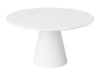 Padėklas tortui CASUAL, ant kojelės, baltas, melamino, D 31 cm, H 16 cm, vnt