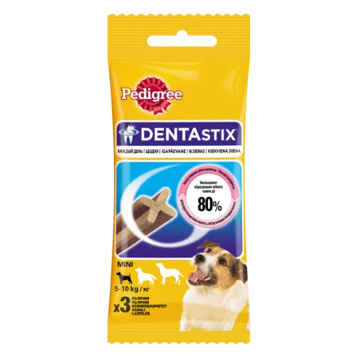 Barība suņiem Pedigree Dentastix Small kauliņš 3gb