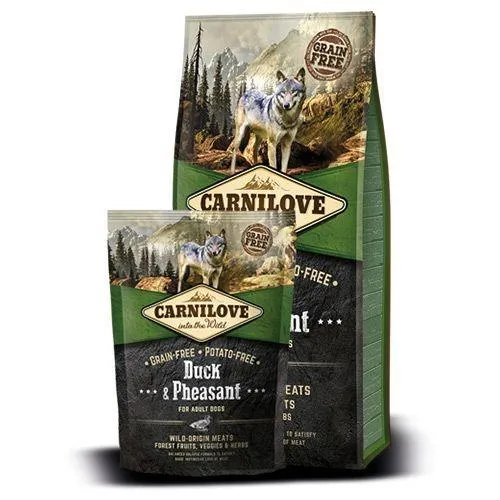 Pašaras suaugusiems šunims  CARNILOVE Duck & Pheasant, 1,5 kg