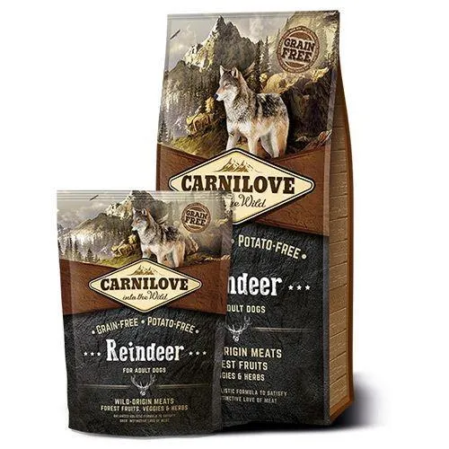 Pašaras suaugusiems šunims CARNILOVE Reindeer, 1,5 kg