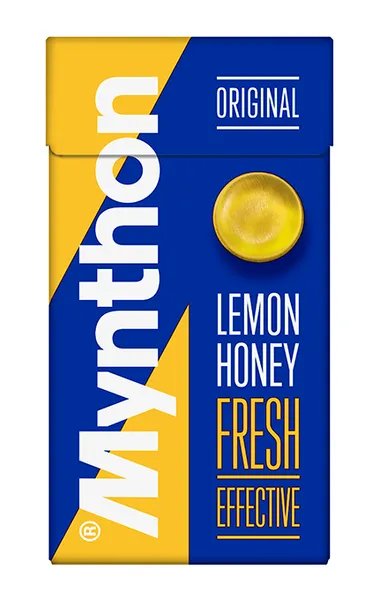 Pastilės MYNTHON Lemon-honey, 39 g