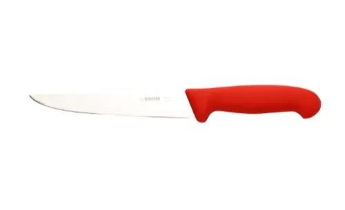 Peilis Giesser TPE, mėsininko, L 18 cm, raudona rankena, vnt