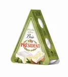 Siers Brie PRESIDENT ar olīvu garšu 125g