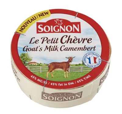 Pelėsinis sūris Camembert SOIGNON, iš ožkų pieno, 180 g