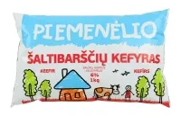 PIEMENĖLIO šaltibarščių kefyras, 6%, 1 kg (M)