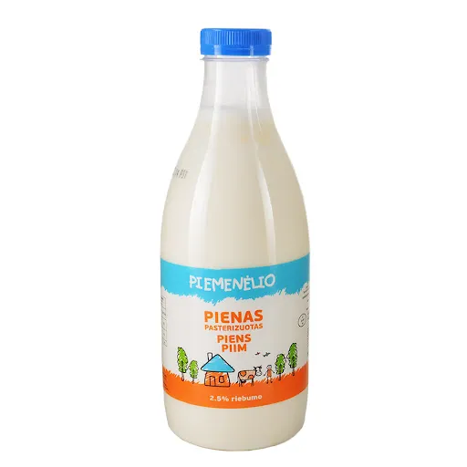 Pienas PIEMENĖLIO, 2,5 %, 1 L PET (M)