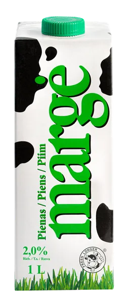 Pienas UAT MARGĖ, 2,0%, 1 l