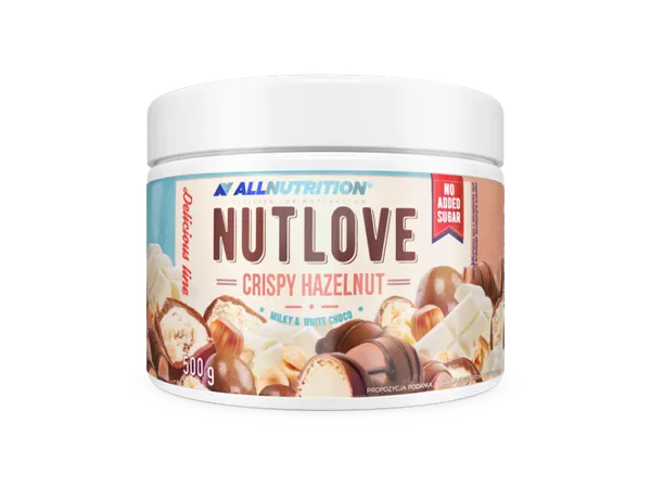 Pieninis riešutinis kremas, NUT LOVE,  500 g
