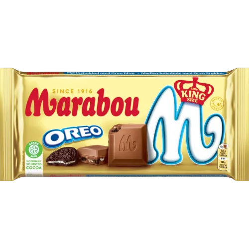 Piena šokolāde MARABOU Oreo, 220g