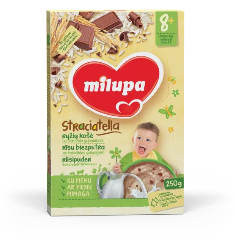 Biezputra Milupa Straciatella 8 mēn. 250g
