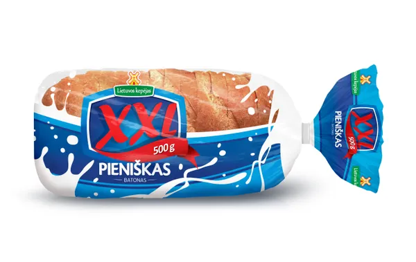Raikytas, pieniškas XXl batonas, 500 g