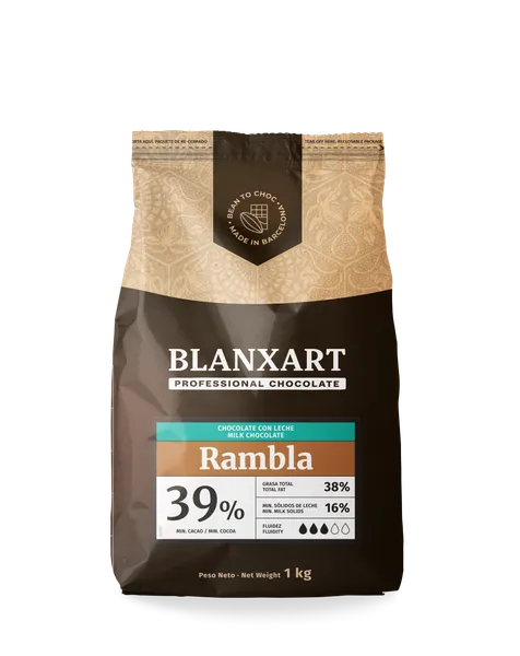 Pieniškas šokoladas BLANXART, Rambla, 1 kg