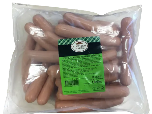 Pieniškos virtos luptos KLAIPĖDOS dešrelės ~1,5KG