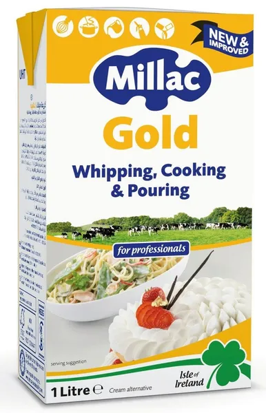 Pieno produktų, augalinių ir pieno riebalų mišinys, Millac Gold, 33,5 %, 1 l