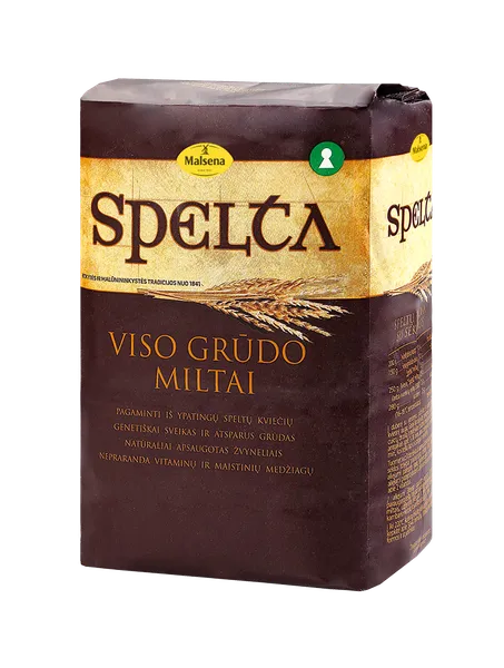 Pilno grūdo kvietiniai miltai SPELTA, 1 kg