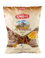 Pilno grūdo makaronai  ARRIGHI, fusilli, 500 g