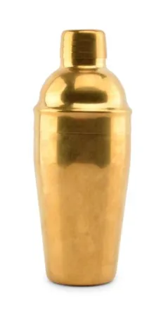 Plaktuvas kokteiliams Cobbler Antique Gold, nerūdijantis plienas, 570 ml, H 21,4 cm, vnt