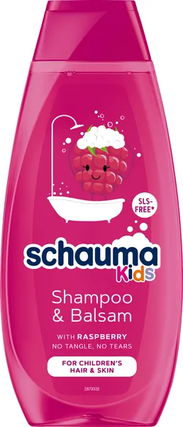 Plaukų šampūnas ir balzamas SCHAUMA KIDS, 400ml