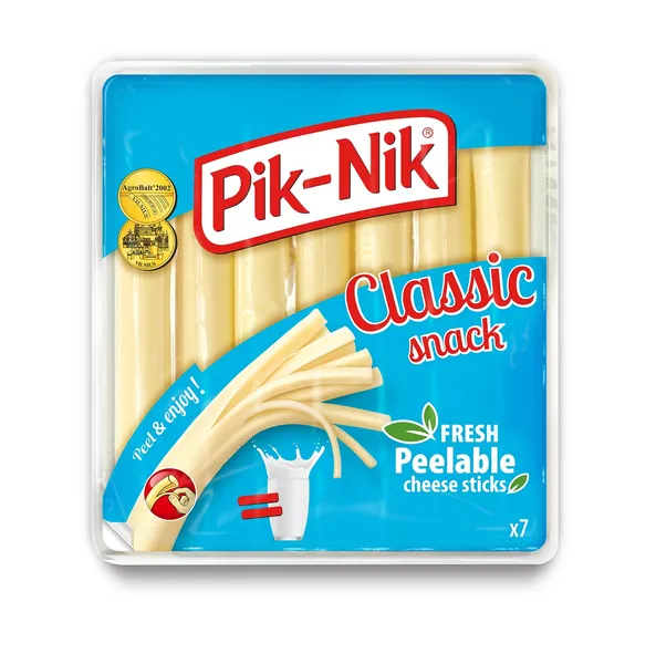 Plėšomos sūrio dešrelės PIK-NIK, 40%,  fasuotos, 140 g