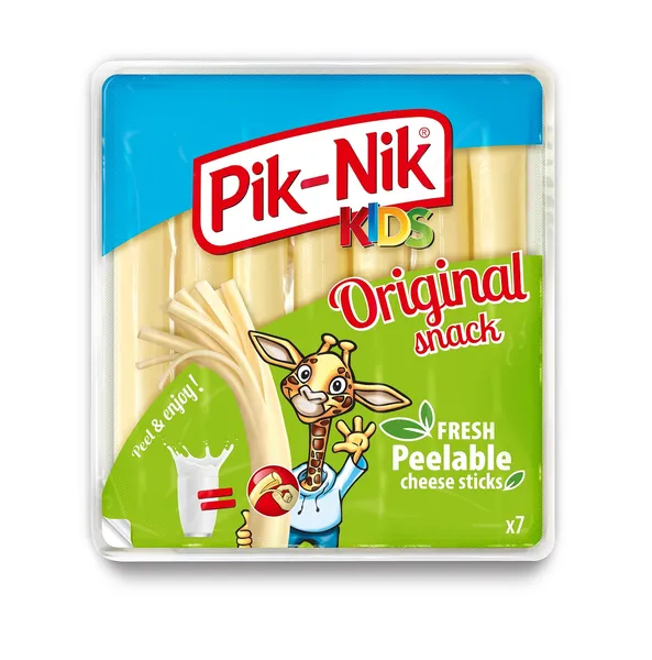 Plėšomos sūrio dešrelės PIK-NIK KIDS, 40% RSM, fasuotos, 140g