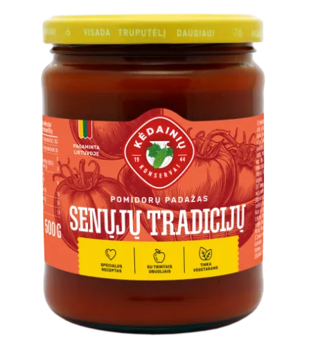 Pomidorų padažas KĖDAINIŲ Lietuviškas senųjų tradicijų, 500 g NEW