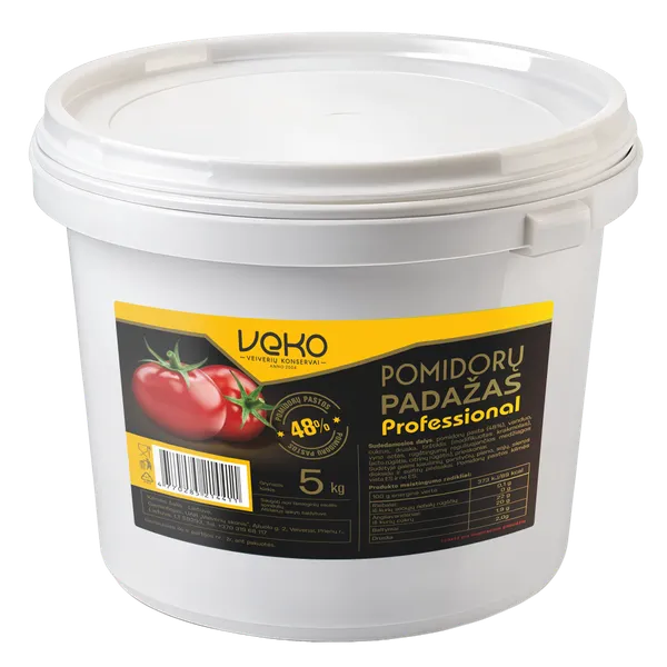Pomidorų padažas VEKO, Professional, 48%, 5 kg