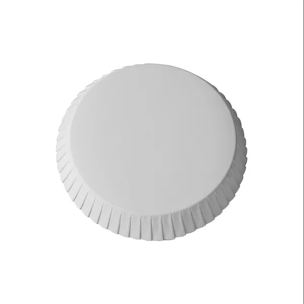 Popieriniai dangteliai stiklinėms, D 8,5 cm, baltas, 50 vnt.