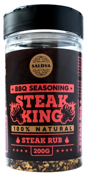 Prieskoniai SALDVA, BBQ, Steak King Rub, 200 g