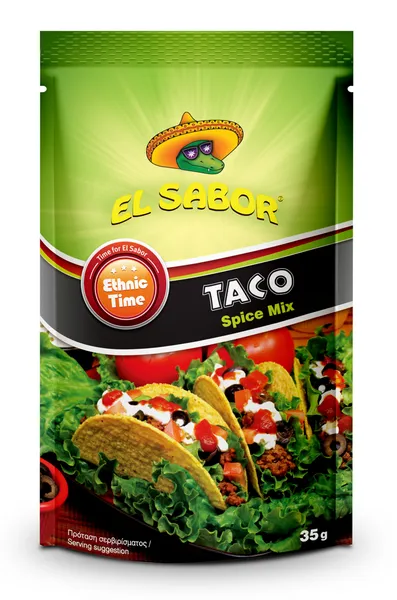 Prieskonių mišinys EL SABOR, Taco, 12 x 35 g