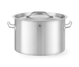 Puodas Budget su dangčiu, nerūdijantis plienas, 23 l, D 35 cm, H 24 cm, vnt
