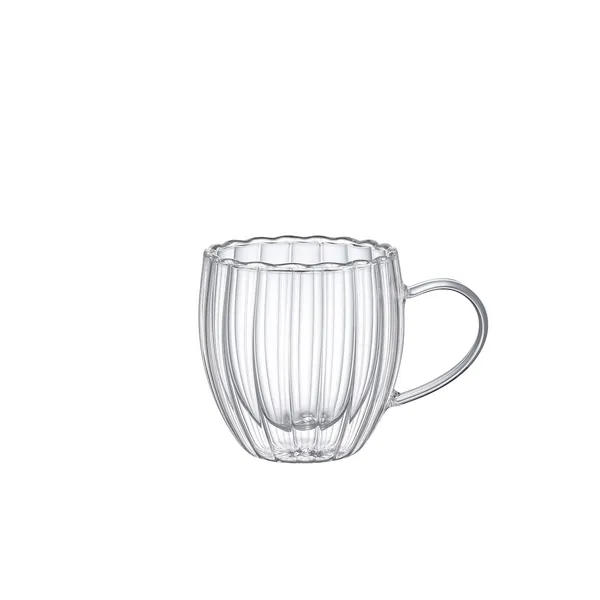 Puodelis Kyoto, borosilikatinis stiklas, 260 ml, D 8,4 cm, H 9 cm, 2 vnt