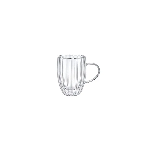 Puodelis Kyoto, borosilikatinis stiklas, 350 ml, D 8,4 cm, H 11,9 cm, 2 vnt