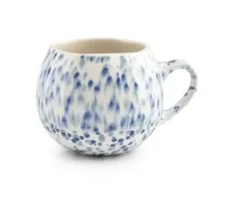 Puodelis Muggies Dot Blue, akmens masė, 460 ml, D 10 cm, H 9  cm, vnt