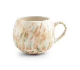 Puodelis Muggies Dot Green, akmens masė, 460 ml, D  10 cm, H 9 cm, vnt