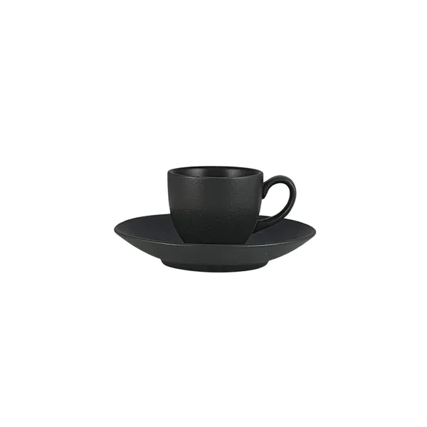 Puodelis TERREA, su lėkštute, porcelianas, 100/90 ml, D 6,5 cm, H 6 cm, vnt