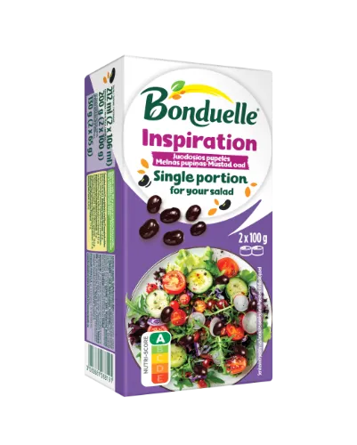 Pupelės Bonduelle Inspiration, juodosios, 200g