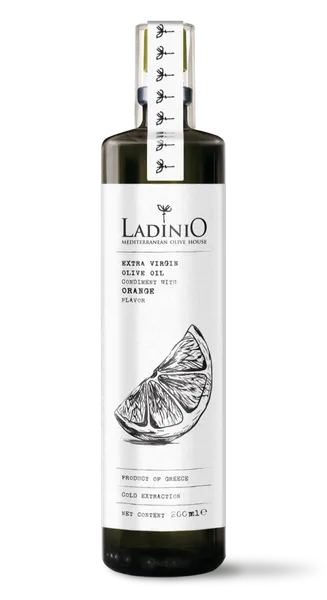 Purškiamas alyvuogių aliejus LADINIO Extra Virgin, su apelsinais, 200 ml