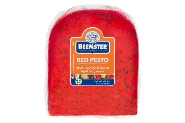 Puskietis sūris BEEMSTER, RED PESTO, brandintas 5 savaites, 250 g