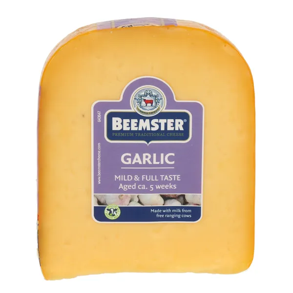 Puskietis sūris BEEMSTER, su česnaku, brandintas 5 savaites, 50% RSM, 250 g
