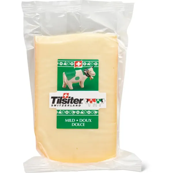 Puskietis sūris TILSITER, mild, brandintas 1-2 mėn., 200 g